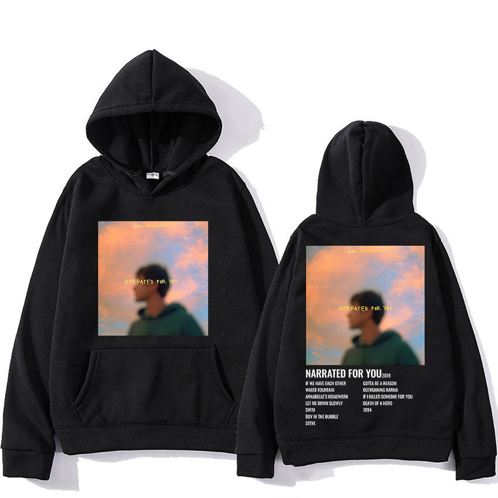 Худи с графическим принтом Alec Benjamin, готические флисовые толстовки с длинными рукавами и карманом, одежда в стиле хип-хоп, винтажная мягкая толстовка с капюшоном