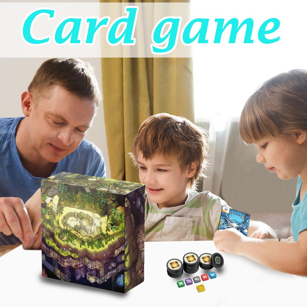 Board Game - A Competitive  A Shared Map, A Game Of Collection And Exploration, Constantly   To Become The Winner - Compact And Portable