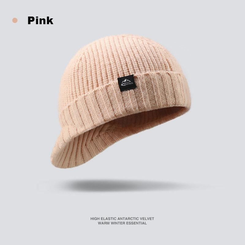 Зимняя лыжная шапка, вязаная шапка с утиным языком, теплая, морозостойкая, ветрозащитная, защита ушей для мужчин и женщин