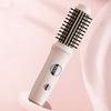Беспроводная плойка-щетка Yousheng 3-в-1 с быстрым нагревом, термощетка, перезаряжаемая, дорожная, нагреваемая круглая щетка, электрическая плойка для волос, стайлинг