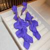 Модные многоцветные красные, синие, фиолетовые серьги-подвески в виде лепестков для женщин, новые женские длинные преувеличенные серьги-подвески