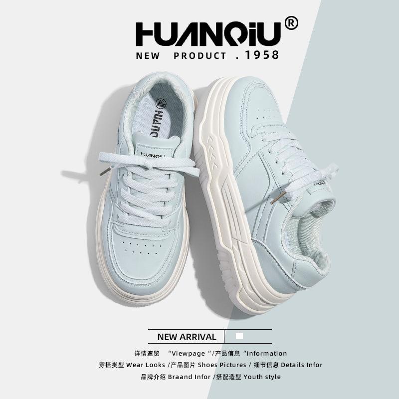 Глобальная женская обувь на платформе, увеличивающая высоту, женская обувь ZHQ5361-1, весенняя новая тенденция, универсальная ретро-спортивная обувь для женщин