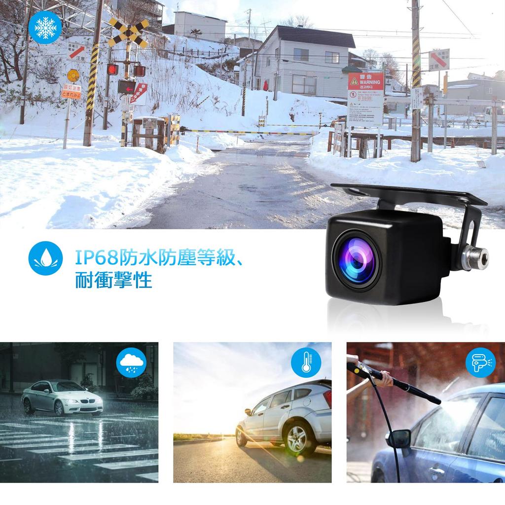 PARKVISION Компактная камера заднего вида для автомобиля с передней 1 миллионной камерой ночного видения даже при самых низких уровнях освещенности 0 HD CMOS Горизонтальная направляющая линия