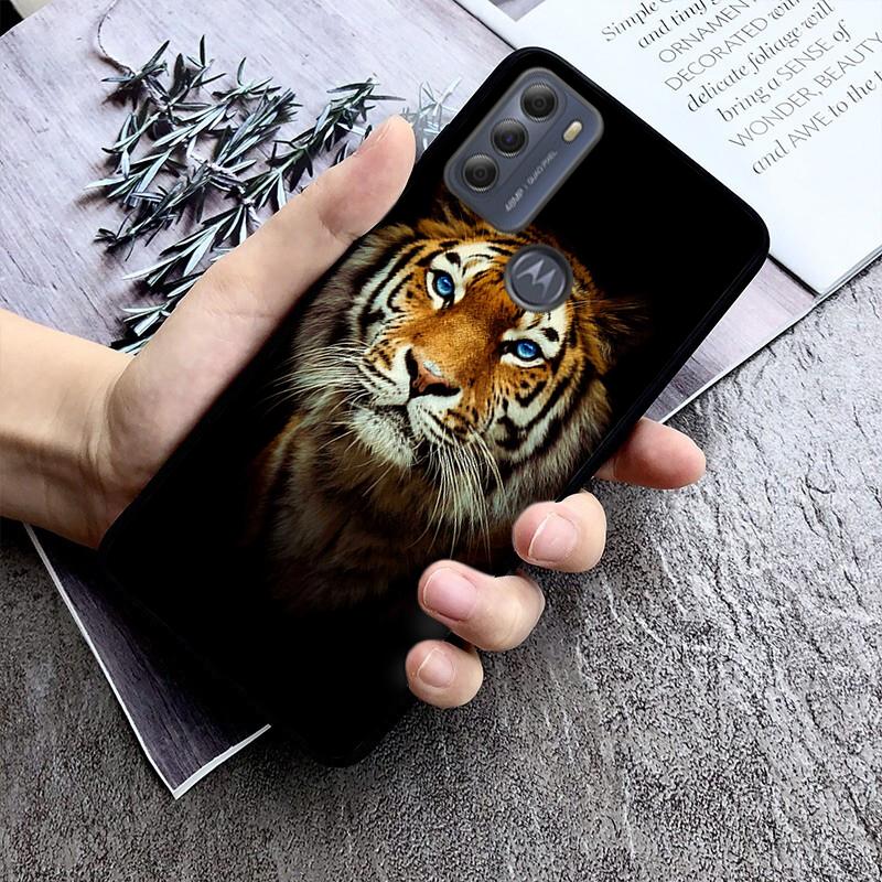 Чехол для телефона Wolf Bird Lion Tiger Eagle для Moto E32 E20 E40 G22 G52 G20 G30 G100 G60 G50 G10 GPure GStylus G9 One Action Macro