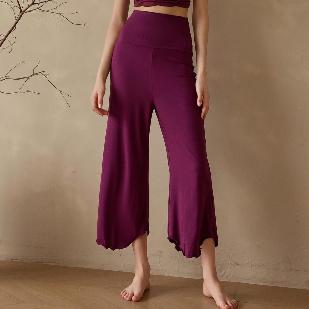 Air Loose Yoga Pants - Spring/Summer Wide Leg Style for Meditation & Pilates.