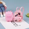 Doll Pvc School Bag With Detachable Strap Can Be Loaded With Small Accessories
