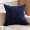 Throw Pillow Cover Corduroy Cushion Case with Hidden Zipper Boho Throw Pillow Case for Living Room Bed Sofa Farmhouse Home Decor