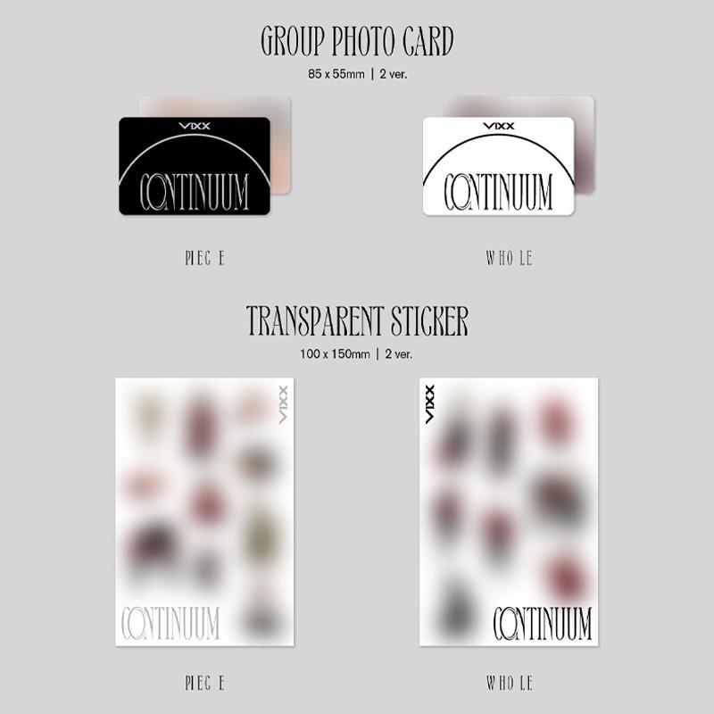 VIXX The 5th Mini Album [CONTINUUM] (PIECE Ver. / WHOLE Ver.) *