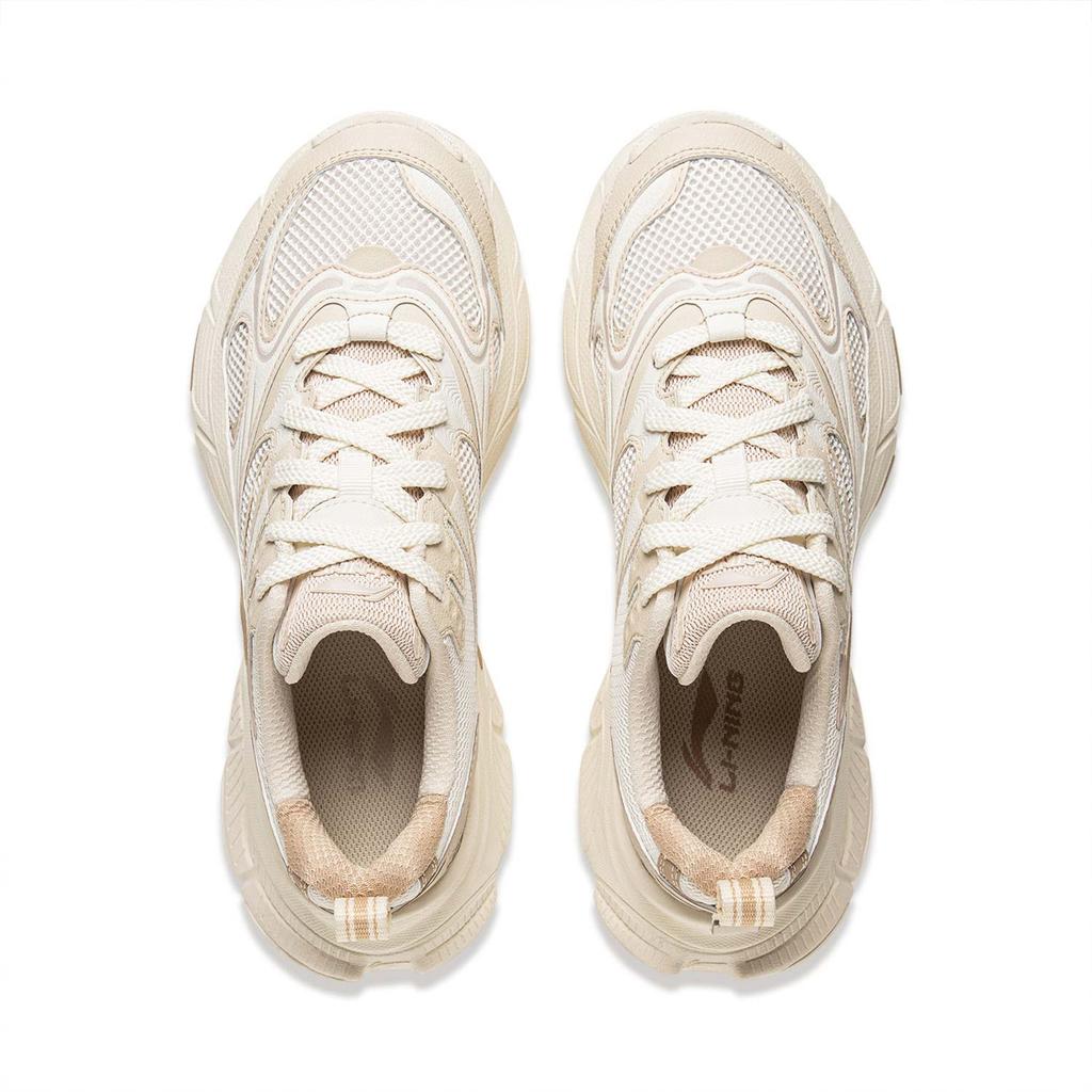 Li-Ning Starry Y2K Millennium Style Soft Retro Fashion Versatile Height Increasing Non-Slip Wear-Resistant Breathable Low-Top Dad Shoes AGCV110-2