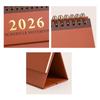 2026 Настольный календарь Винтажный календарь С заметками Ежемесячный календарь Для дома Офиса Школы Планирование Организация