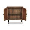 US STOCK Sideboard Storage Cabinet Modern Accent Console Table Wooden Floor Cabinet With 2 Doors For Dining Room Hallway