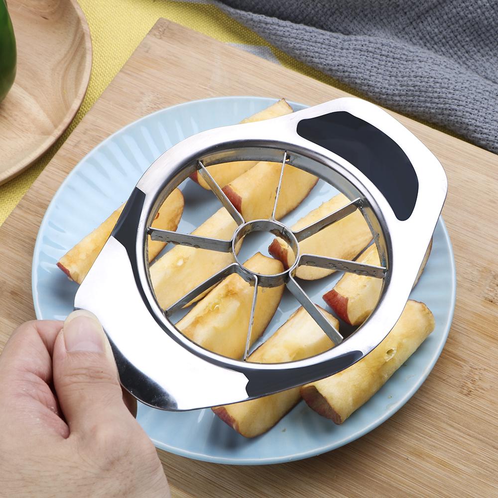 Stainless Steel Apple Slicer Fruit Cutter Stainless Steel 3-in-1 Stainless Steel Apple Corer Peeler Apple Cutter
