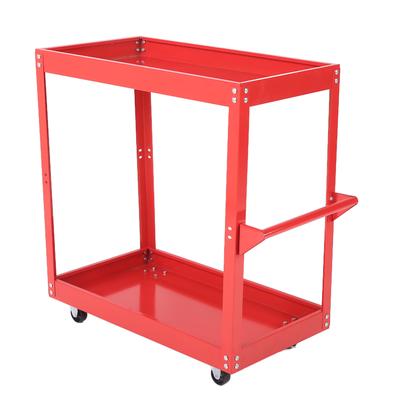 Тележка для сервисного инструмента 2?Тележка для хранения на колесиках Tray Rolling Utility Mobile для авторемонтных мастерских