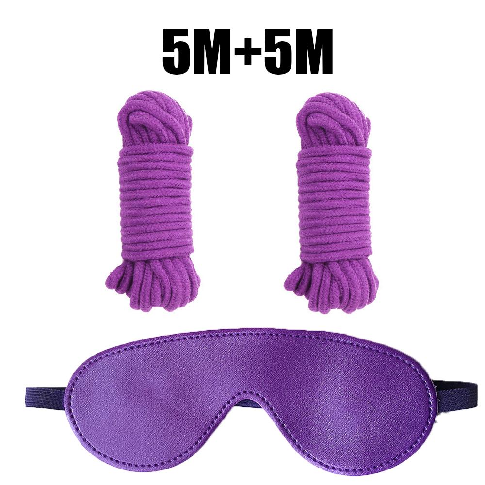 Мягкие хлопковые секс-веревки, набор для связывания, веревка для связывания, набор для взрослых сексуальных игр для женщин и мужчин, пара, ремень БДСМ, использование для игры в ограничения