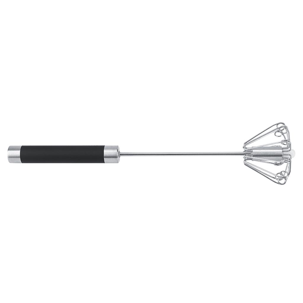 Stainless Steel Anti Rust Durable Rotatable Manual Whisk Egg Beater