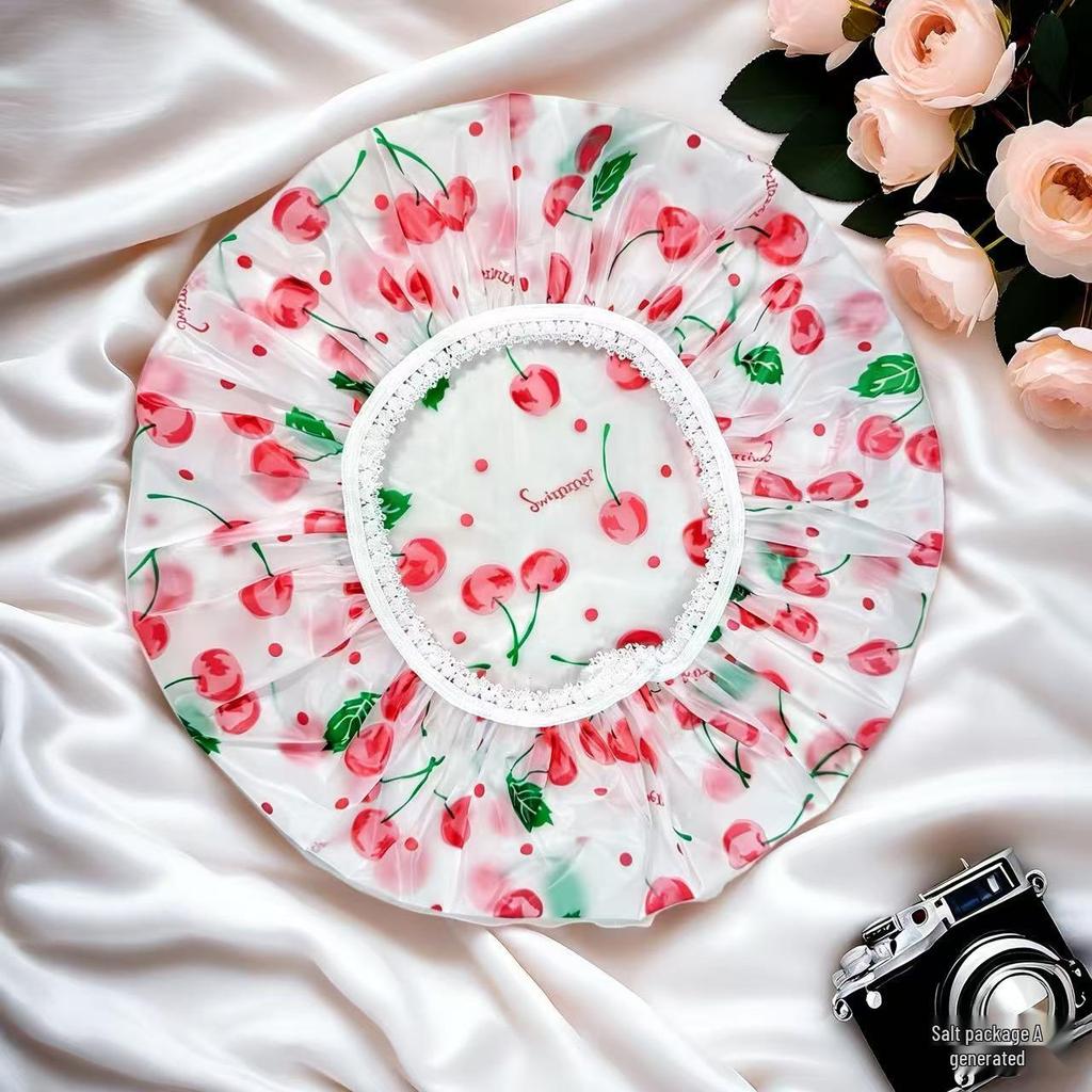 Водонепроницаемая одноразовая шапочка для душа и ванны для женщин - утолщенная, увеличенная и противодымная конструкция