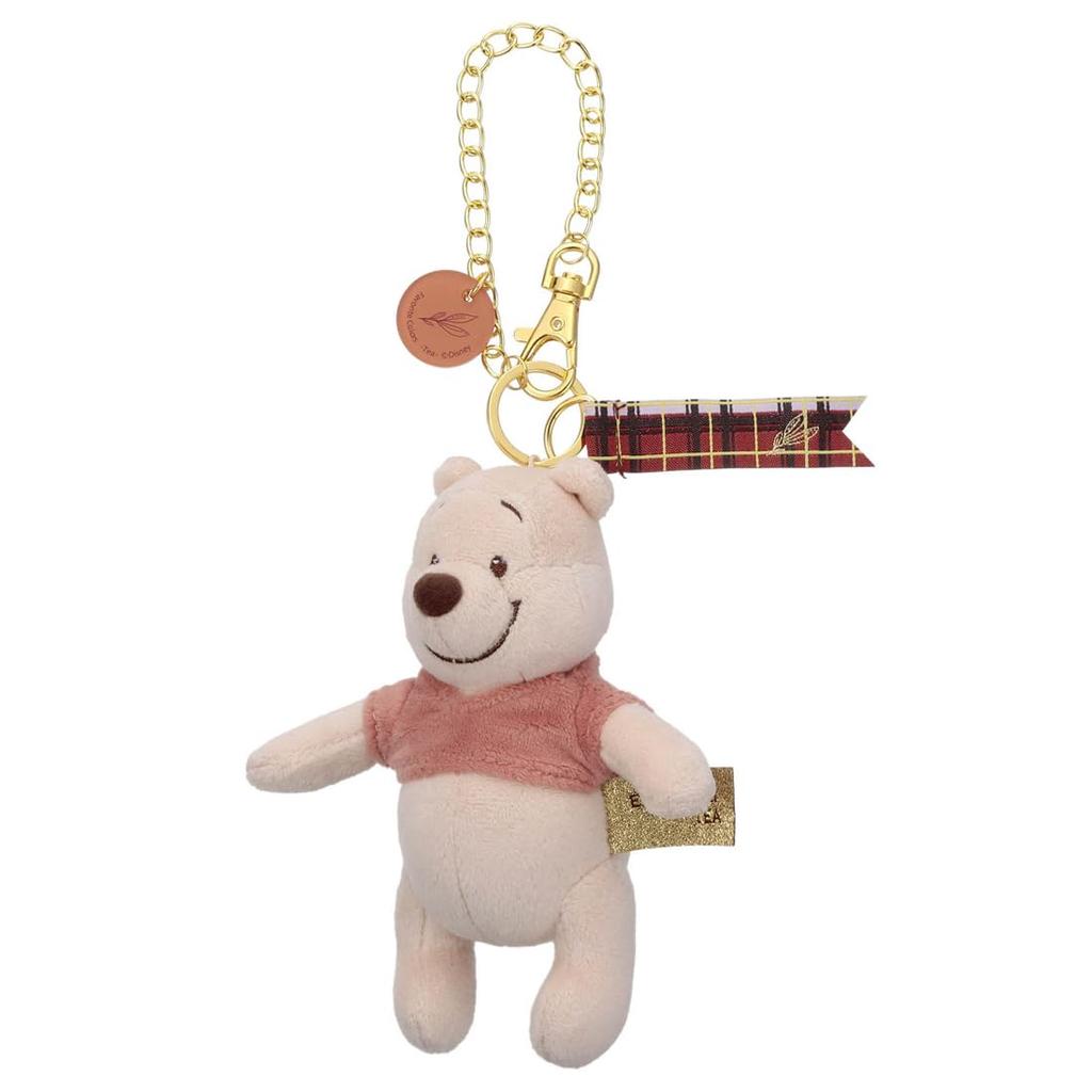 TAKARATOMY A.R.T.S. Disney Character Favorite Colors Bag Charm Winnie the Pooh (Earl Grey Tea) Plush Toy, Approximately 13cm Tall
