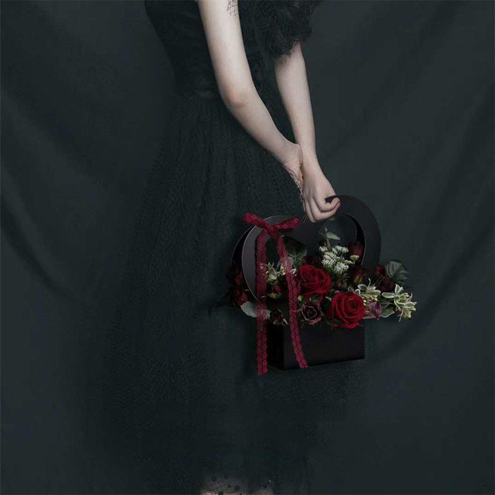Упаковка для подарков на день, Романтический декор, Бумажные пакеты, Портативная коробка для упаковки цветов, Коробка для цветочной композиции с розами