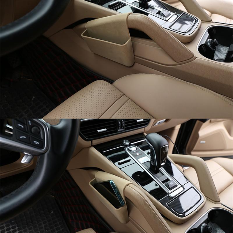 2 шт./компл. автомобильный подлокотник на центральной консоли, подвесной ящик для хранения, подходящий для Porsche Cayenne 2018-автомобильный интерьер