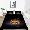 2/3pcs Bedding Set Breathable Comforter Duvet Cover Set 3D Bee Unique Design Microfiber Comfortable Bed Suit