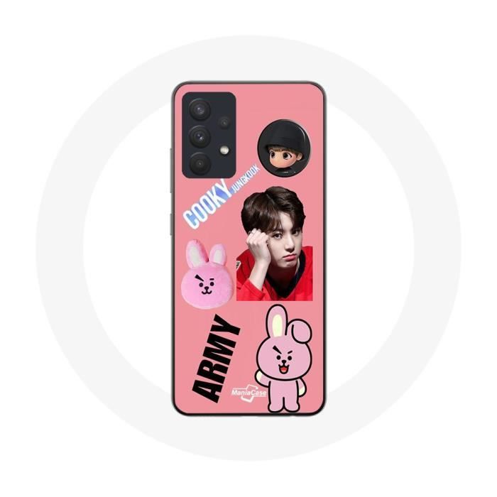 Coque pour Samsung Galaxy A13 4G / A13 4G Lite BTS Bangtan Garçon BT21 Cooky Jungkook ARMY