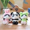 Plush Cat Keychain Cute And Fluffy Stuffed Kitty Bag Charm Soft Doll