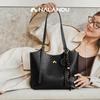 Nalandu Cowhide Tote Bag, Shoulder Bag, Commuter Bag, Large Capacity