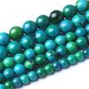 Blue Phoenix Round Natural Stone Beads 15"Strand Smooth Loose Spacer Beads 4/6/8/10/12mm for Jewelry Making DIY Bracelets Accessories