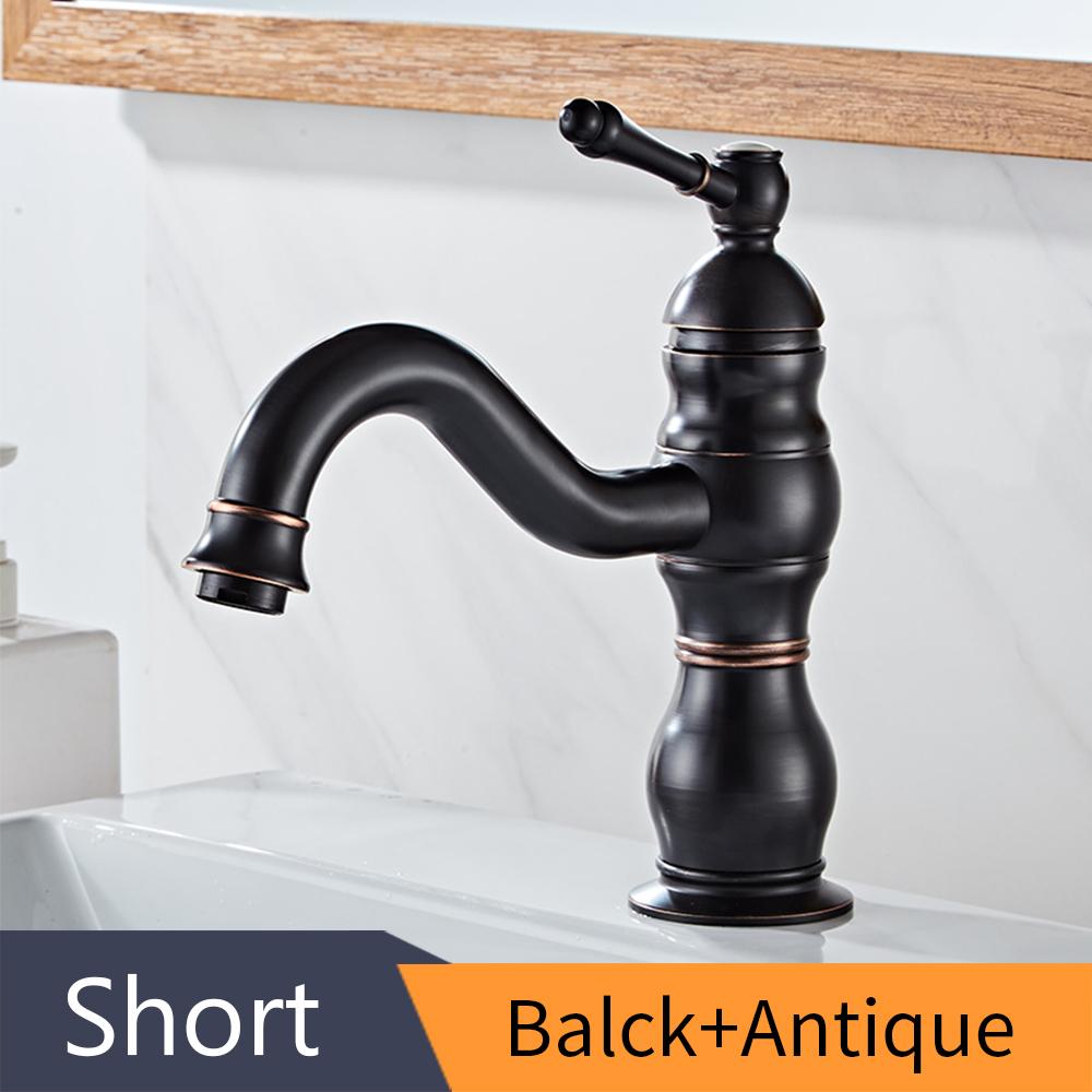 Basin Faucets Modern Antique Bathroom Faucet Waterfall Faucets Single Hole Cold and Hot Water Tap Basin Faucet Mixer Taps 855975