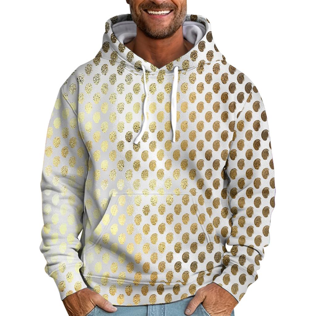 Мужская свободная толстовка с капюшоном с принтом, мужская повседневная модная спортивная толстовка