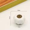 Single Hole Ceramic Cabinet Knob European Style Drawer Knobs Door Pull Handles  Children's Room