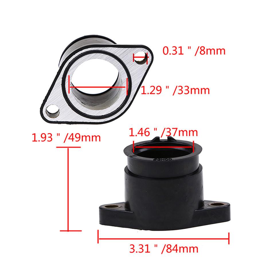 4 шт. Резиновые патрубки карбюратора мотоцикла для Yamaha YFM400A YFM400F YFM450FX Запчасти Соединительный патрубок Впускной коллектор Переходник