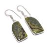 Dragon Blood Gemstone 925 Sterling Silver Jewelry Earring 1.62"