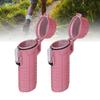2 Pcs Water Proof Storage Tube Airtight Cover Rubber Sealing   Plastic Tube Storage Box for Outdoor Camping Travel