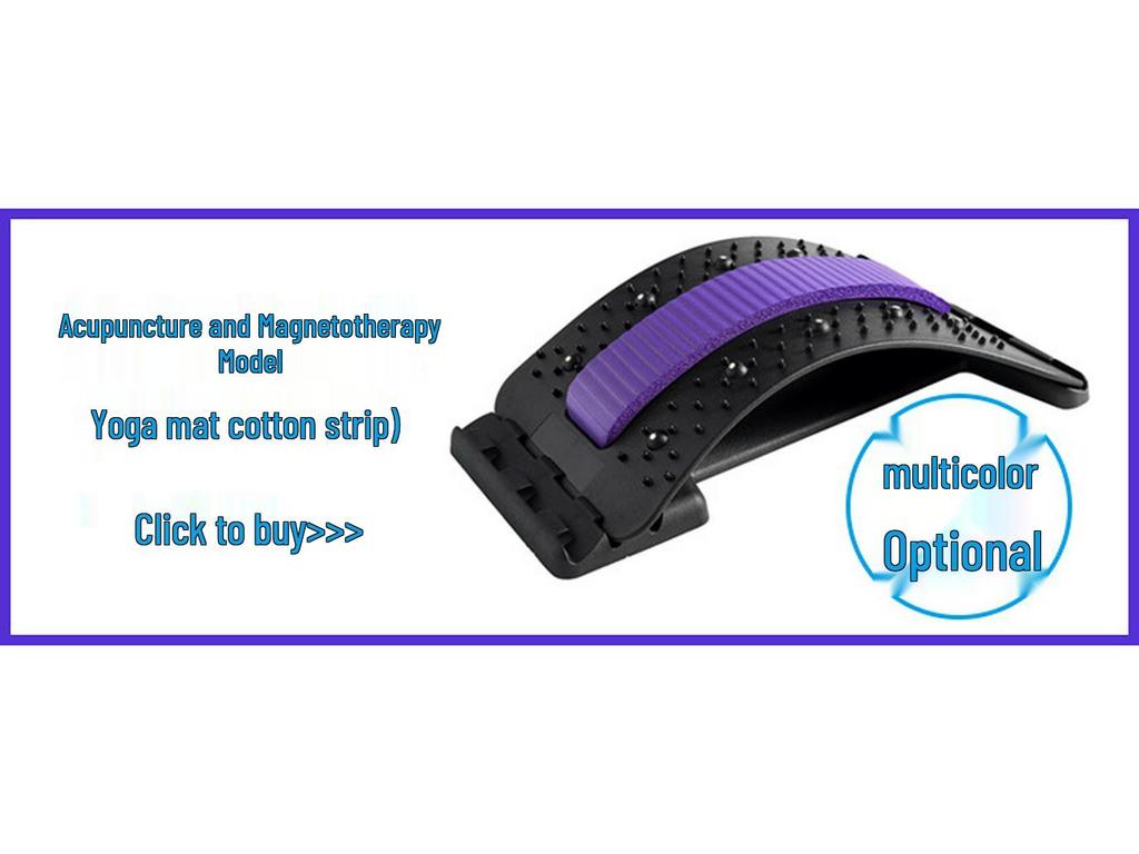 Поясничный релаксатор: Тренажер для спины и массажер для поддержки осанки