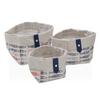 Set of 3 Square Baskets. Fish