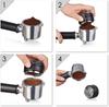 Tubbi Coffee Tamper, Coffee Distributor, 51mm, Espresso Tamper, Stainless Steel, Coffee Supplies