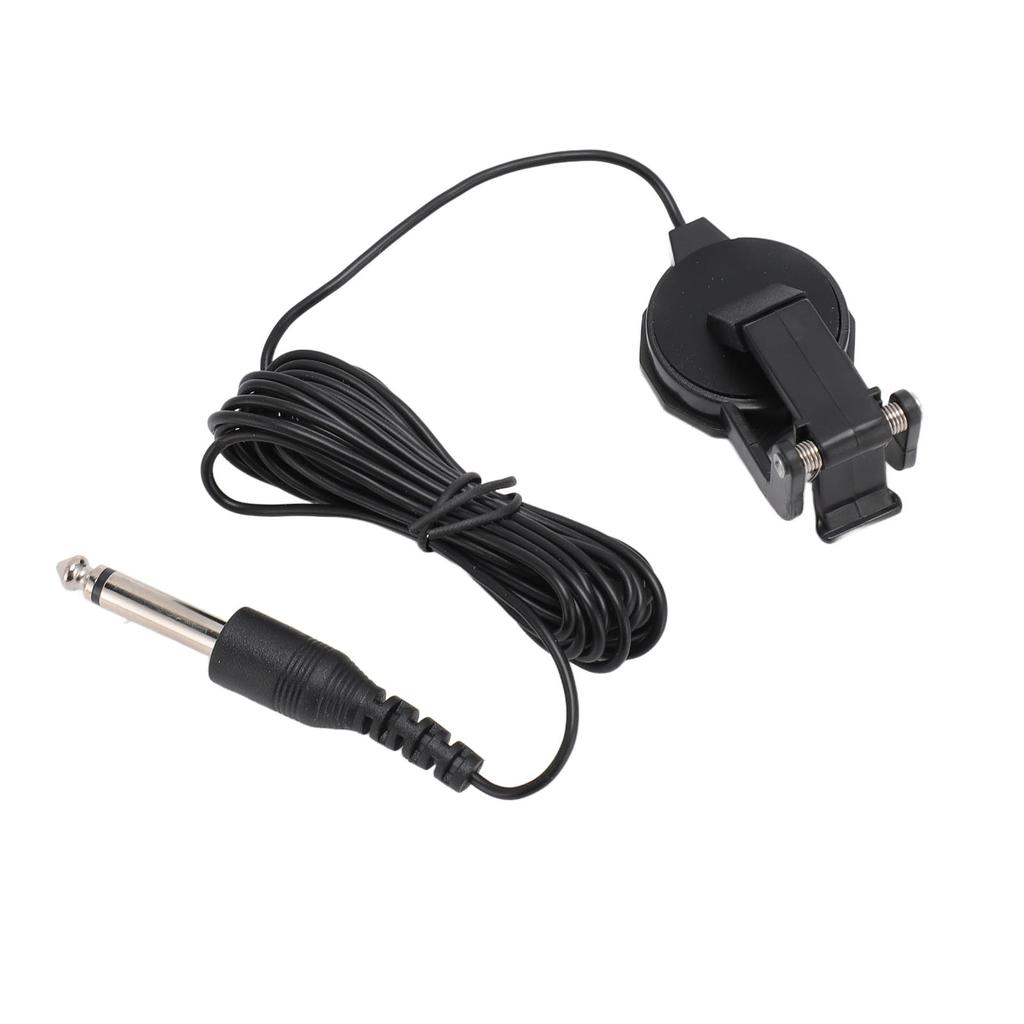 6.35mm Jack Clip On Pickup Clip On Acoustic Guitar Pickup Microphone Pickup for Violin Ukulele Acous