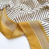 New Geometric Line Scarf Women's 110 Square Scarf Simple and Versatile Warm Decorative Shawl