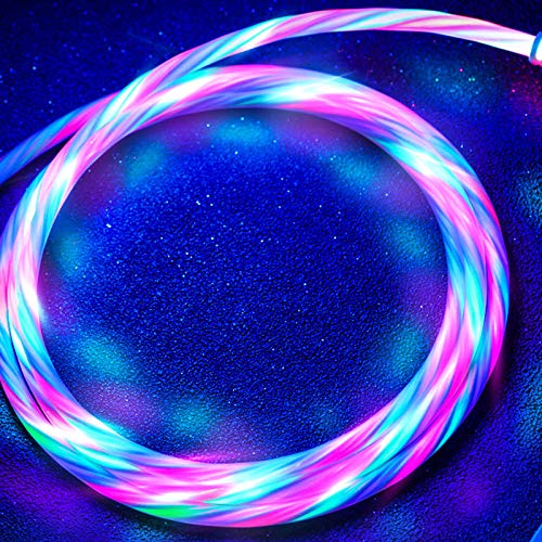 Creative 360° Adsorption Three Color Streamer Type-C Magnetic Charging Cord