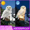 Водонепроницаемые солнечные садовые светодиодные фонари в виде совы Stonego Garden Outdoor Pathway Lights