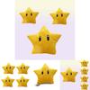 Плюшевая игрушка Супер Марио Желтая Звезда 30 см Короткошерстная Фигурка