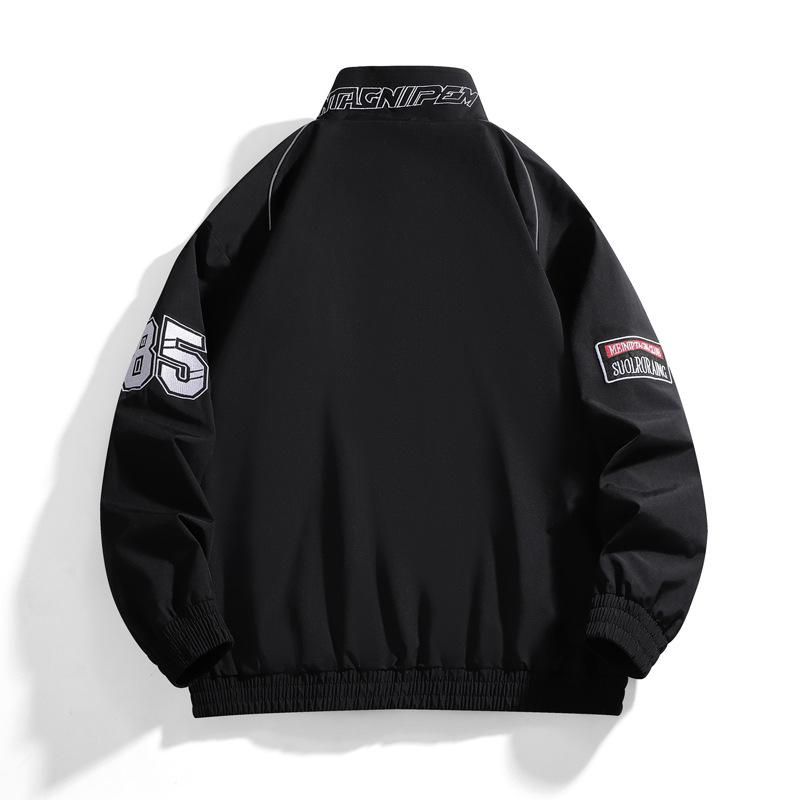 Новая американская куртка из искусственной кожи, осенняя и зимняя уличная куртка, модная повседневная куртка с ретро-лацканами