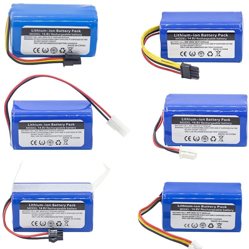 Batteria per aspirapolvere 14.8 V/14.4 V 4S1P 3500Ah per Panasonic/XIAOMI/Liectroux/Proscenic/Eufy RoboVac/Bagotte/Coredy/ILIFE