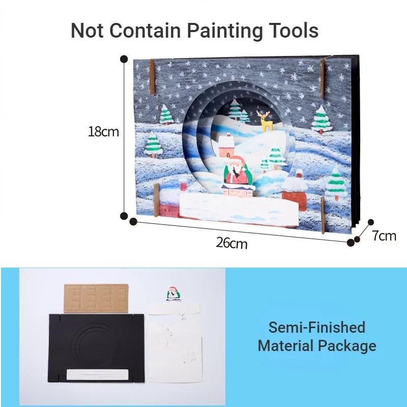 Детские игрушки для творчества своими руками на рождественскую тематику, детские поделки своими руками, игрушки для рисования, наборы для рисования, развивающие игрушки для детей, рождественские подарки