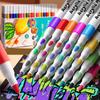 12-80 Colors Acrylic Paint Pens Markers for Canvas,Stone,Glass, Ceramic,DIY Crafts