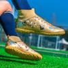 Мужские футбольные бутсы Нескользящие Высокие Шипы Длинные Шипы Уличная Спортивная Обувь Мужская Обувь для Травы Износостойкая Тренировочная Сверхлегкая Мужская Обувь