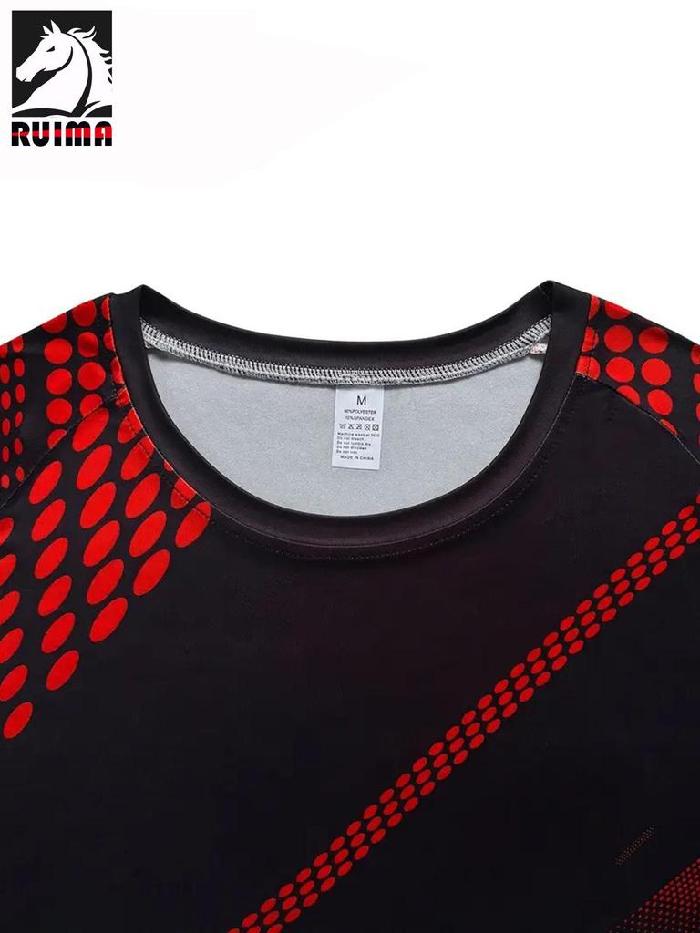 Дышащая спортивная футболка с длинным рукавом для баскетбола, бега, тренажерного зала, велотренировок - эластичный базовый слой