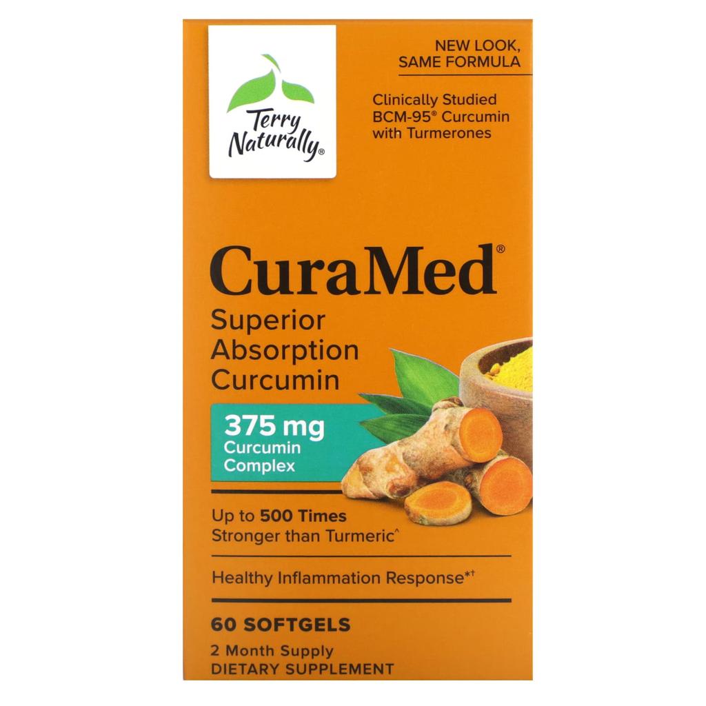 Terry Naturally CuraMed, 375 Mg, 60 Softgels
