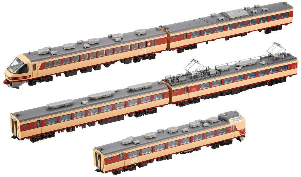 TOMIX N Gauge 485 Series Raicho Basic A5 Car Set 92333 Модель поезда железной дороги